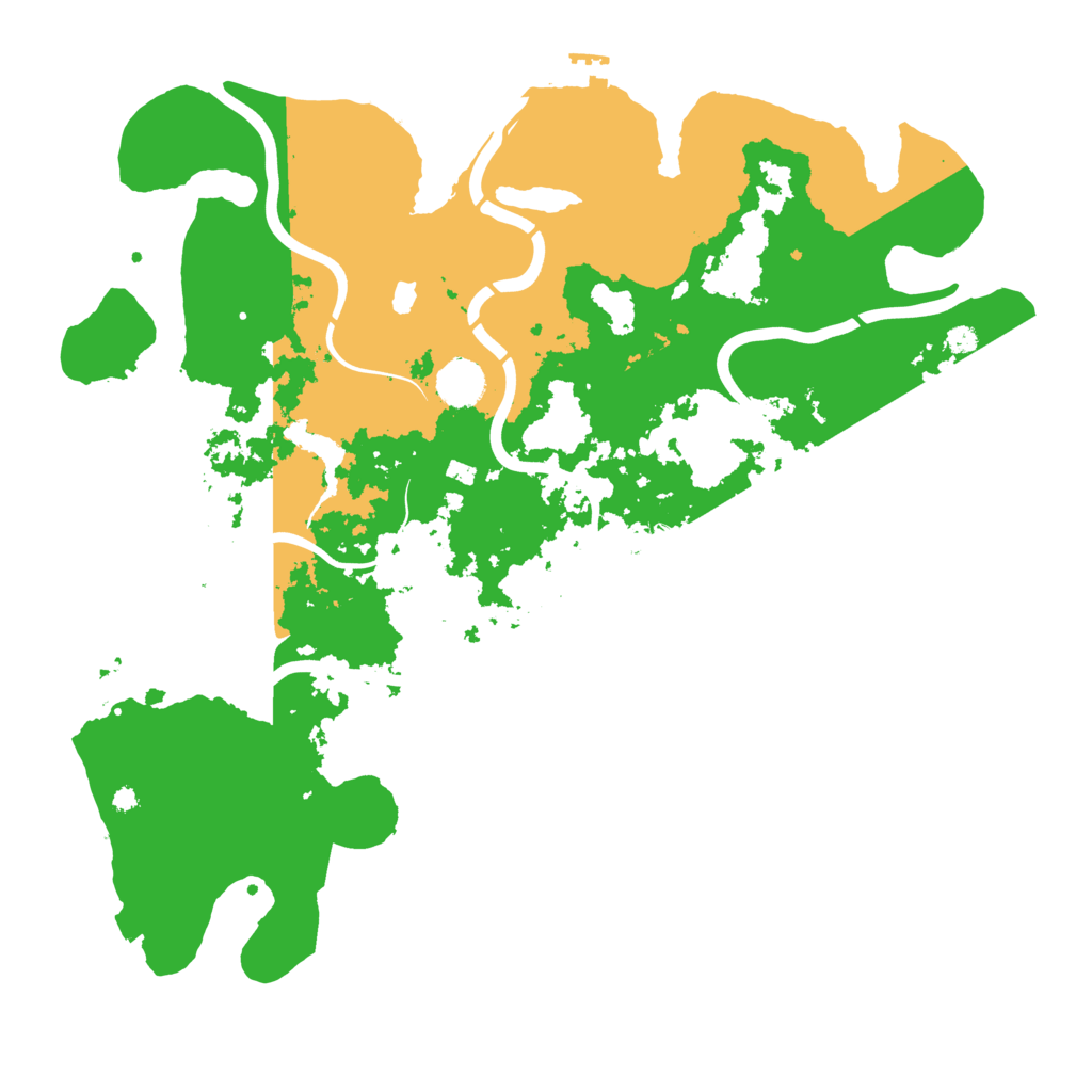 Biome Rust Map: Procedural Map, Size: 4096, Seed: 1577110672