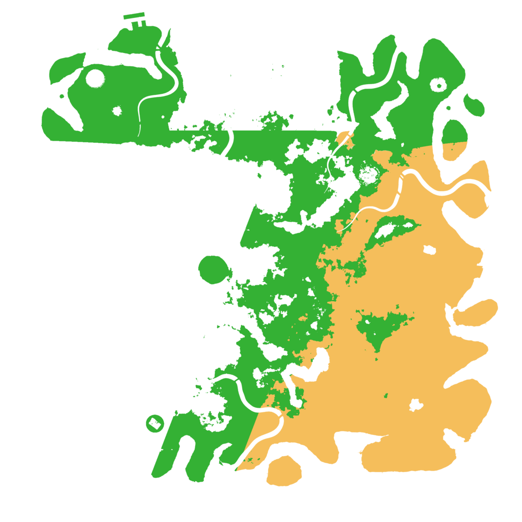 Biome Rust Map: Procedural Map, Size: 5000, Seed: 2119852623