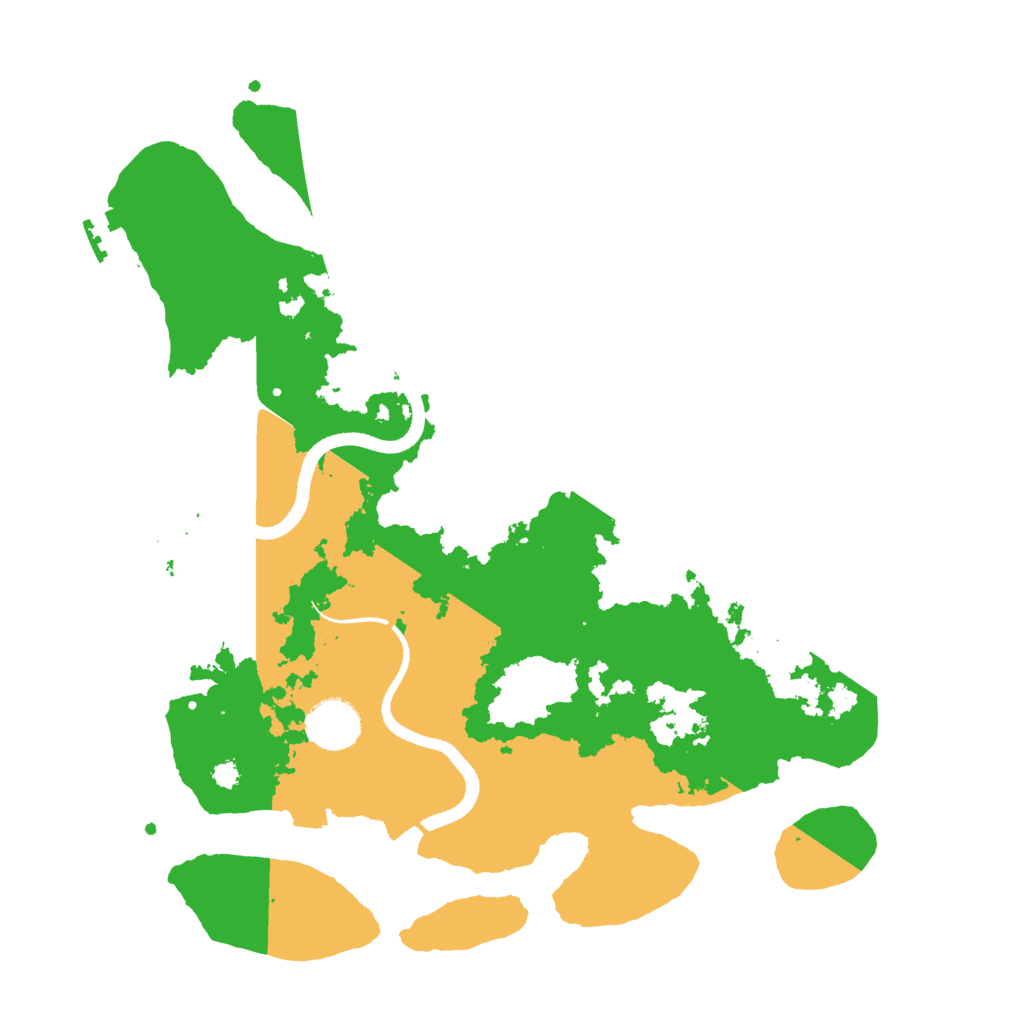 Biome Rust Map: Procedural Map, Size: 3500, Seed: 811