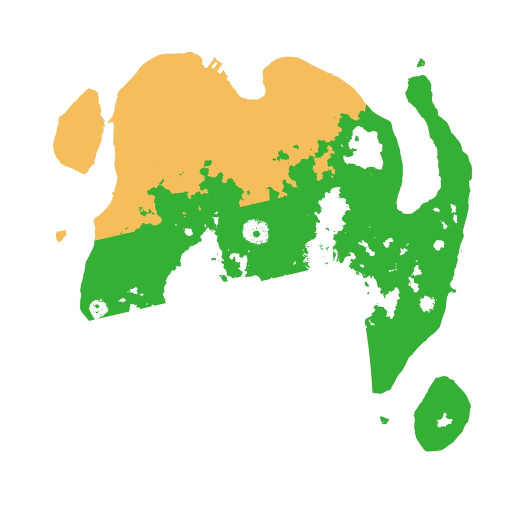Biome Rust Map: Procedural Map, Size: 3000, Seed: 75434239