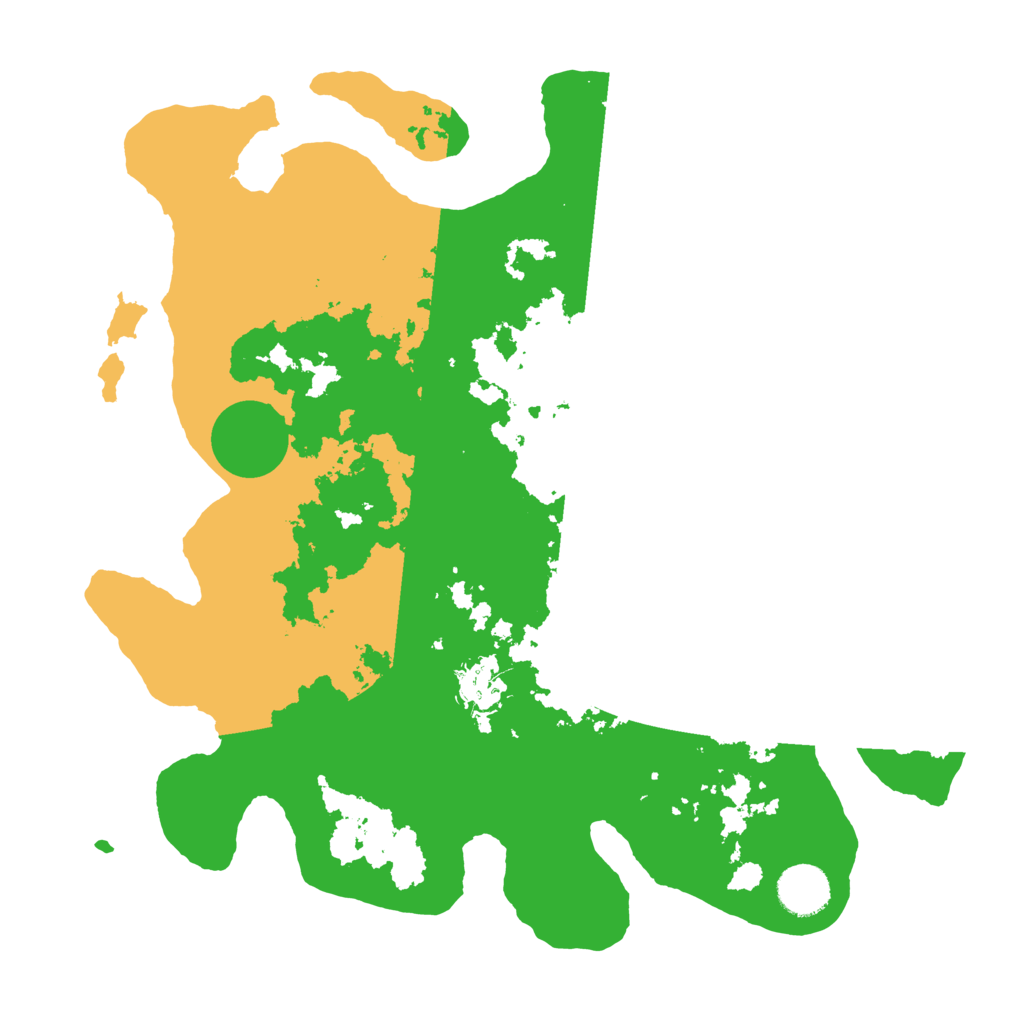 Biome Rust Map: Barren, Size: 3500, Seed: 201328563