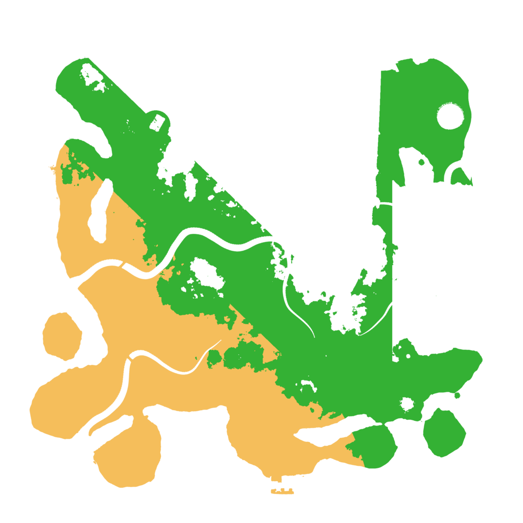 Biome Rust Map: Procedural Map, Size: 3500, Seed: 1566216800