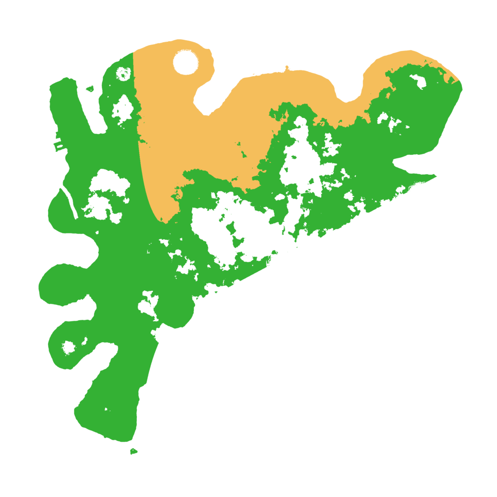 Biome Rust Map: Procedural Map, Size: 3500, Seed: 117621115