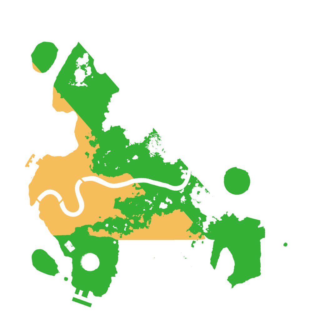 Biome Rust Map: Procedural Map, Size: 3250, Seed: 494749740