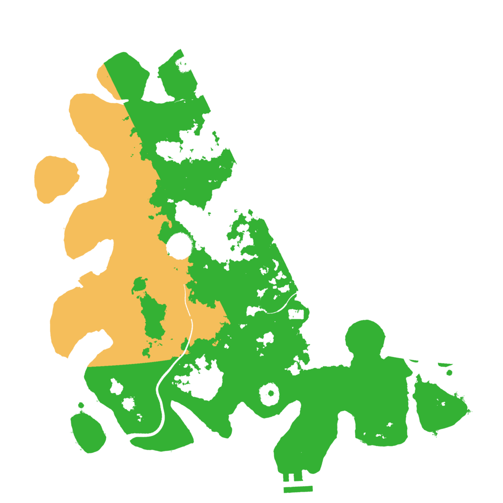Biome Rust Map: Procedural Map, Size: 3500, Seed: 878853076