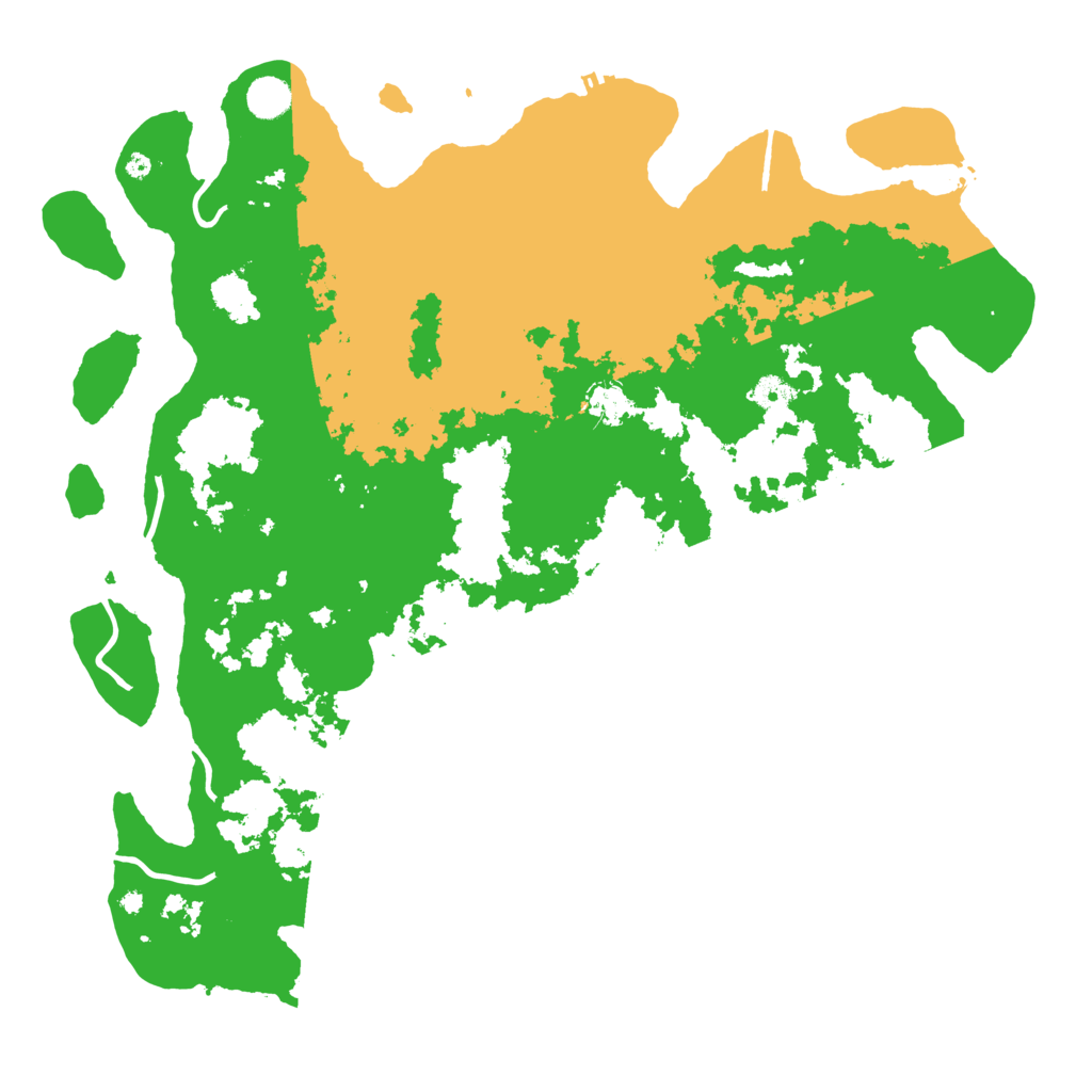 Biome Rust Map: Procedural Map, Size: 4500, Seed: 1667800521