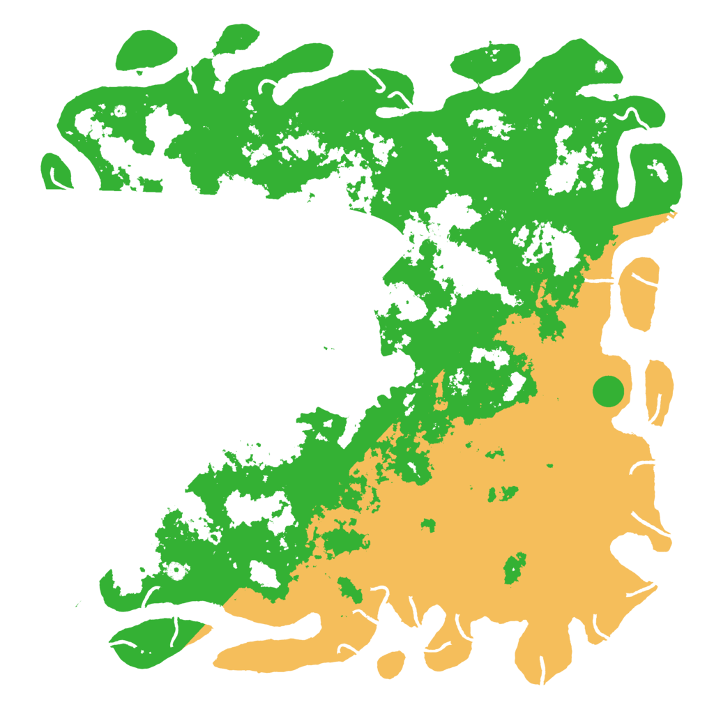 Biome Rust Map: Procedural Map, Size: 6000, Seed: 4564535