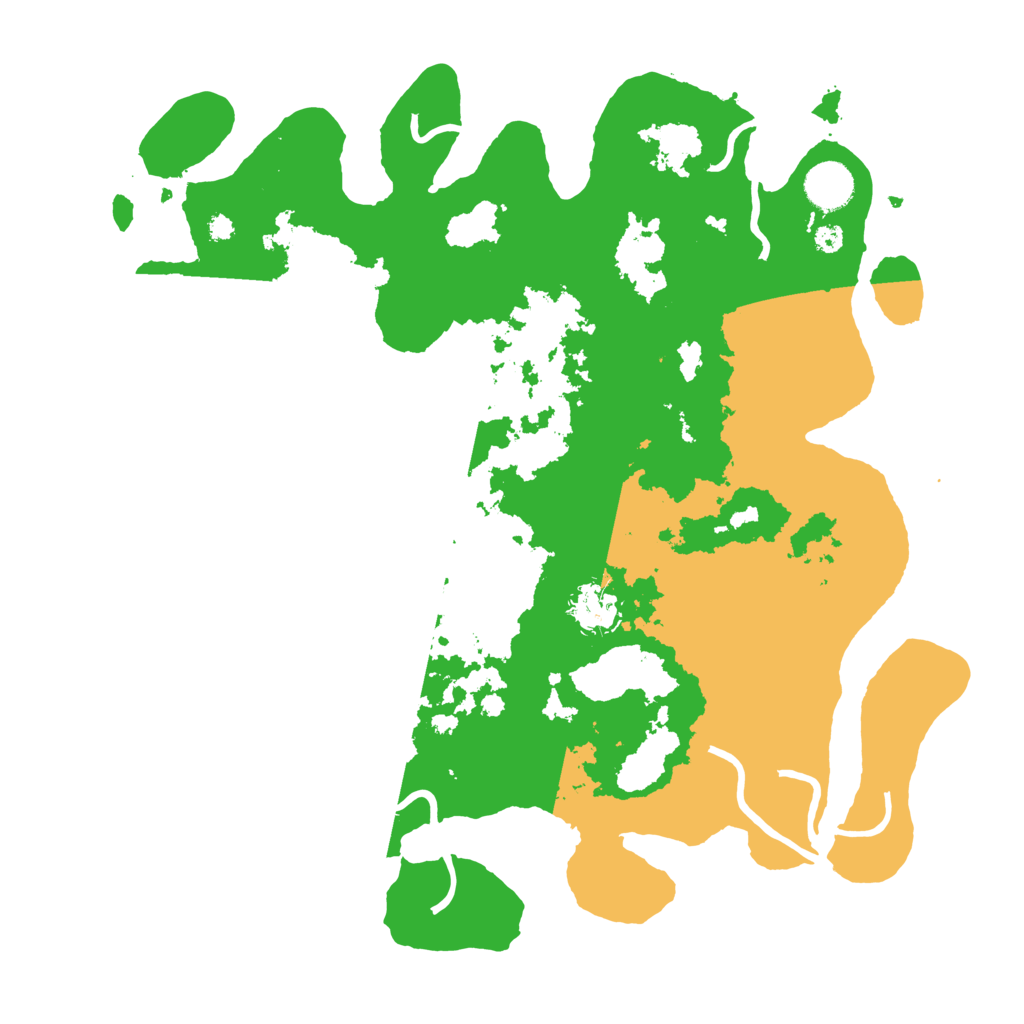 Biome Rust Map: Procedural Map, Size: 3700, Seed: 713807