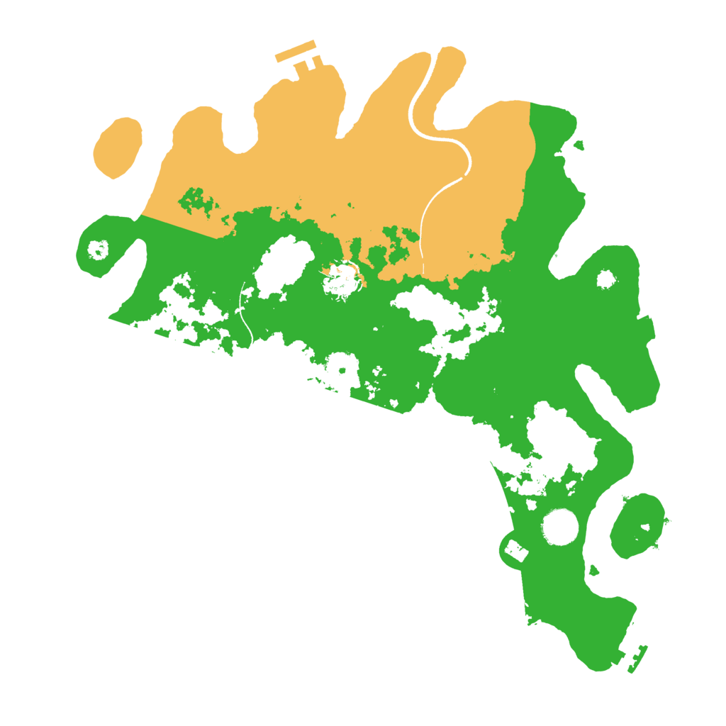 Biome Rust Map: Procedural Map, Size: 3500, Seed: 1750944837