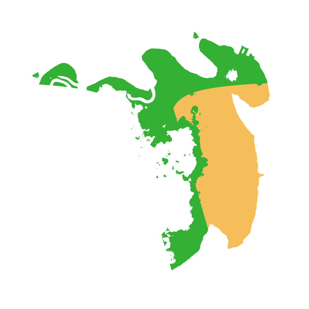 Biome Rust Map: Procedural Map, Size: 2500, Seed: 983