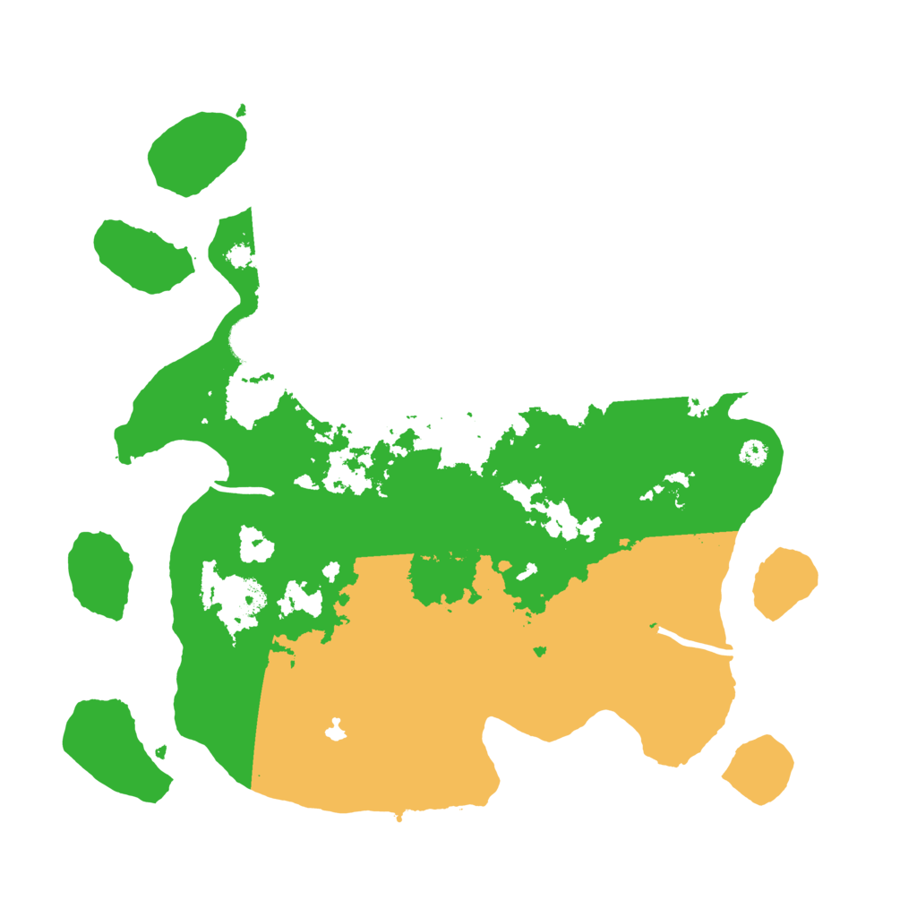 Biome Rust Map: Procedural Map, Size: 3500, Seed: 3932