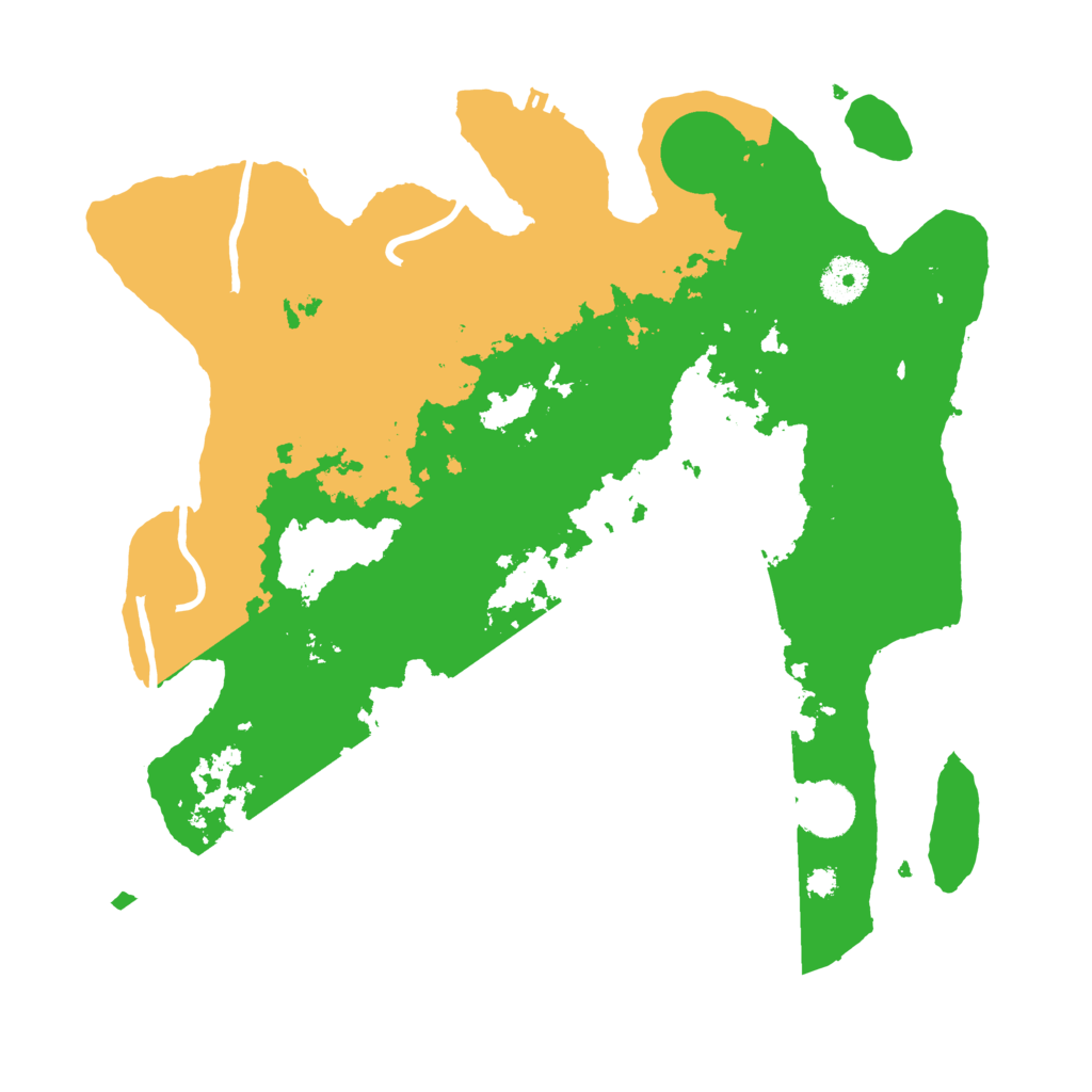 Biome Rust Map: Procedural Map, Size: 3500, Seed: 2018225802