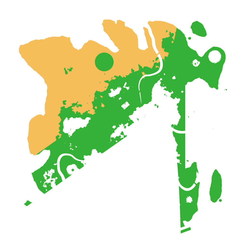 Biome Rust Map: Procedural Map, Size: 3500, Seed: 2018225802