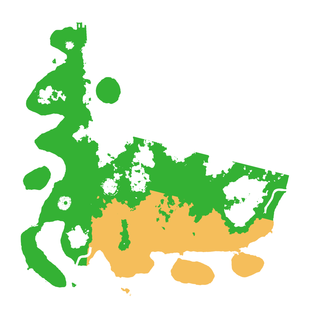 Biome Rust Map: Procedural Map, Size: 3500, Seed: 72308473