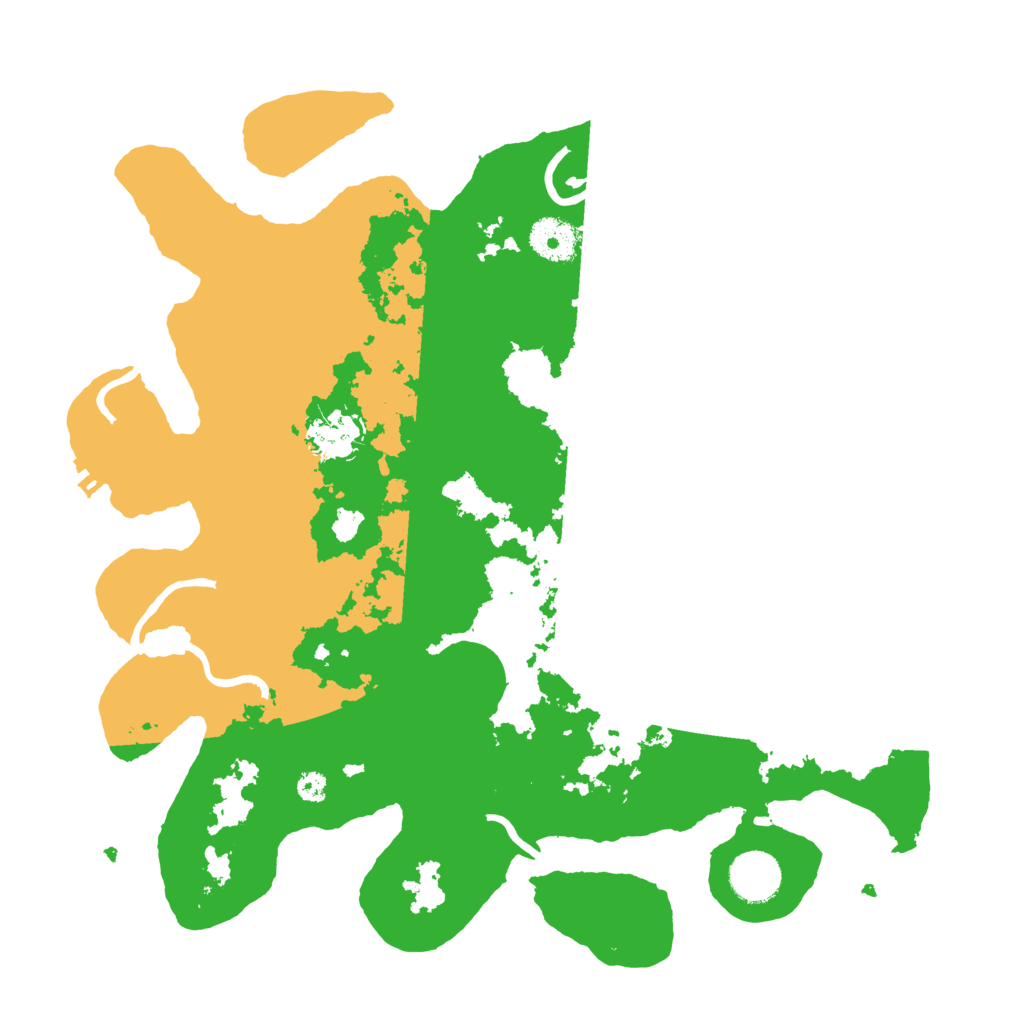 Biome Rust Map: Procedural Map, Size: 3500, Seed: 453563839