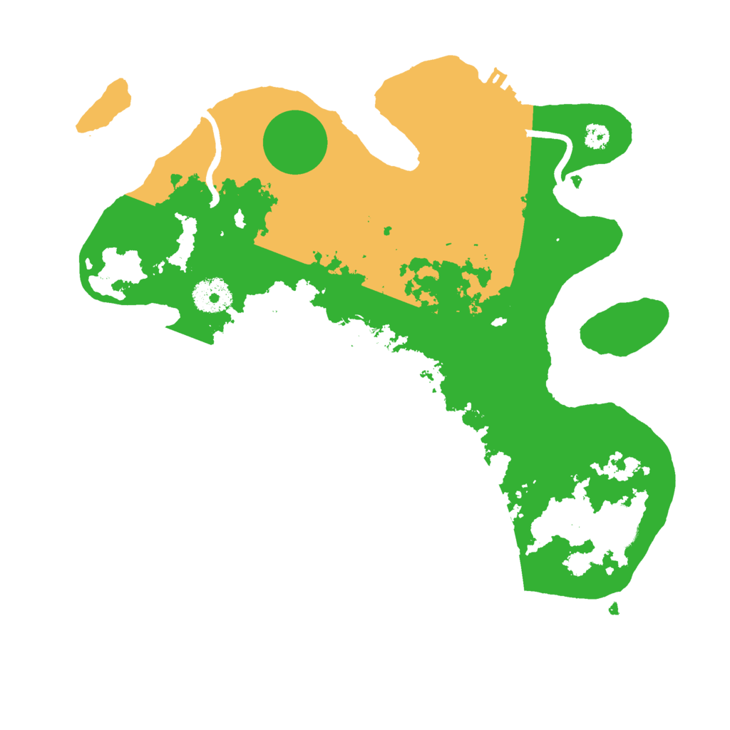 Biome Rust Map: Procedural Map, Size: 3000, Seed: 532754503