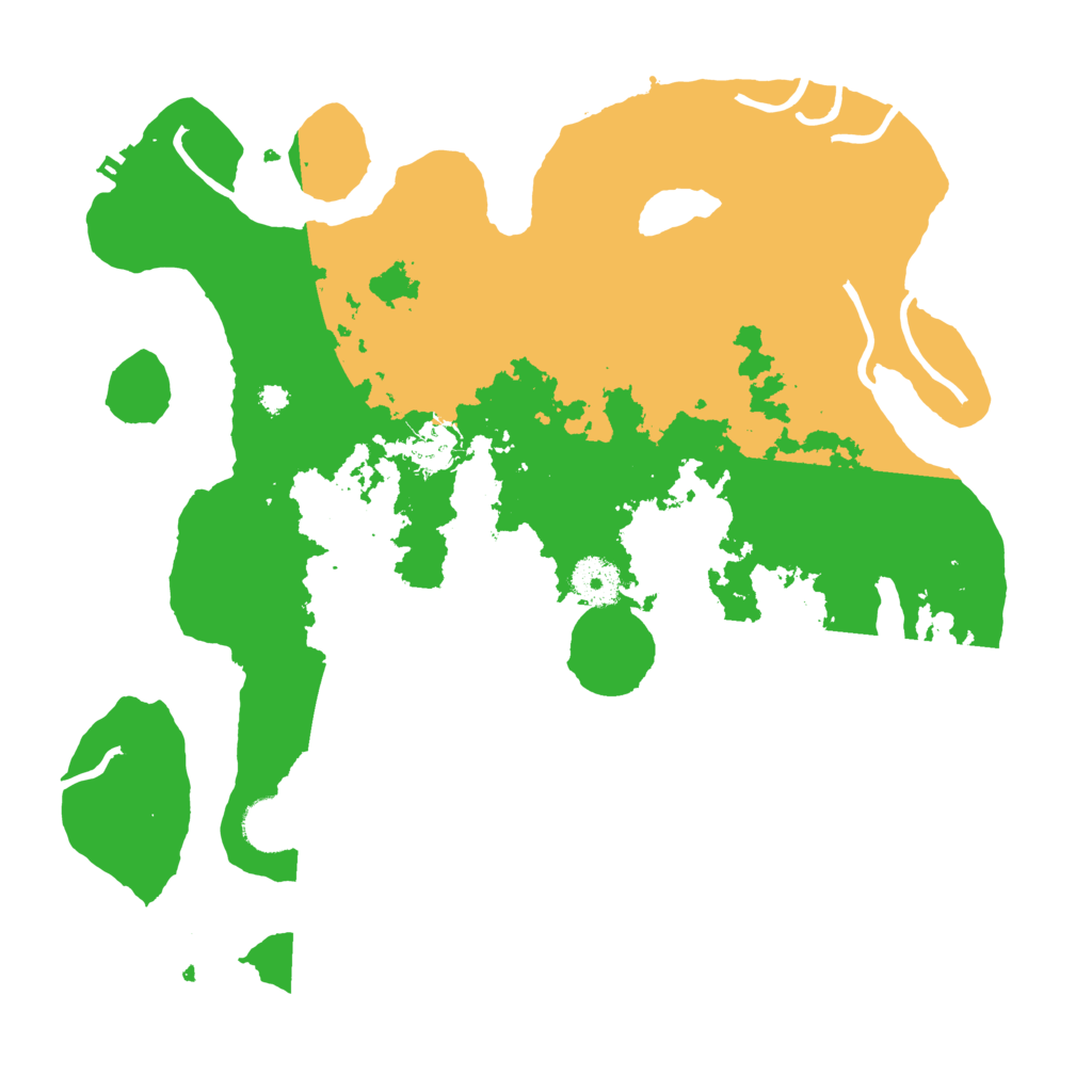 Biome Rust Map: Procedural Map, Size: 3500, Seed: 1451967112