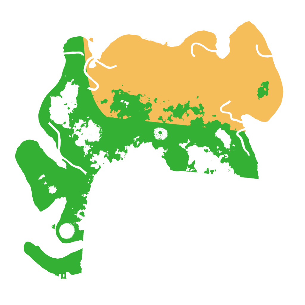 Biome Rust Map: Procedural Map, Size: 3500, Seed: 196685904