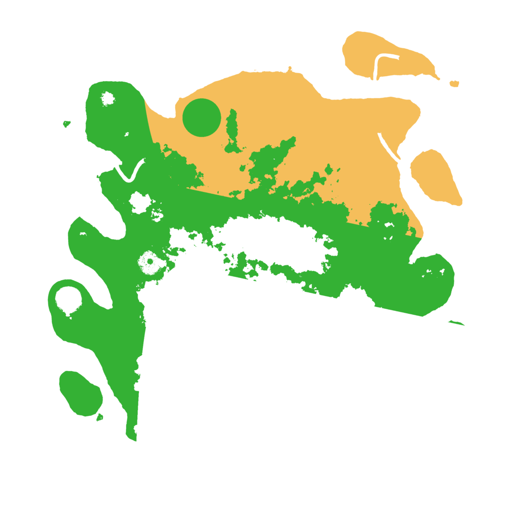 Biome Rust Map: Procedural Map, Size: 3500, Seed: 176662794