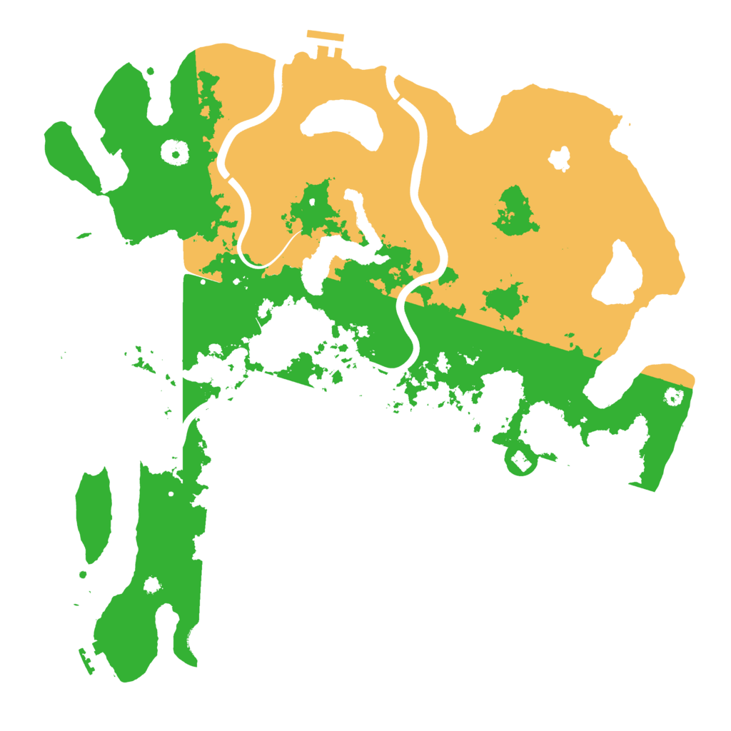 Biome Rust Map: Procedural Map, Size: 4000, Seed: 7832