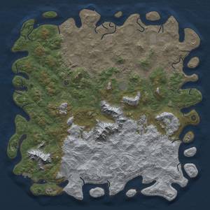 Thumbnail Rust Map: Procedural Map, Size: 6000, Seed: 5005820, 20 Monuments