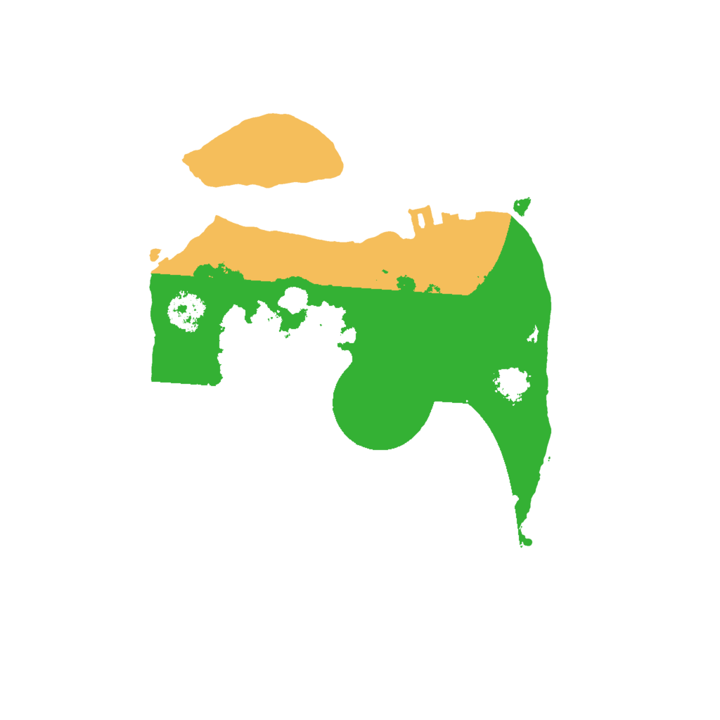 Biome Rust Map: Procedural Map, Size: 2000, Seed: 355412369