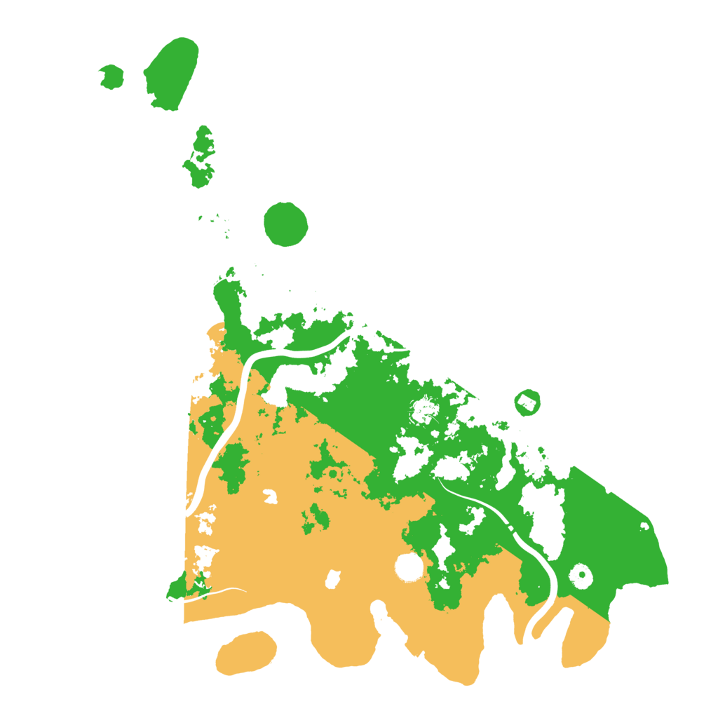 Biome Rust Map: Procedural Map, Size: 4500, Seed: 2098