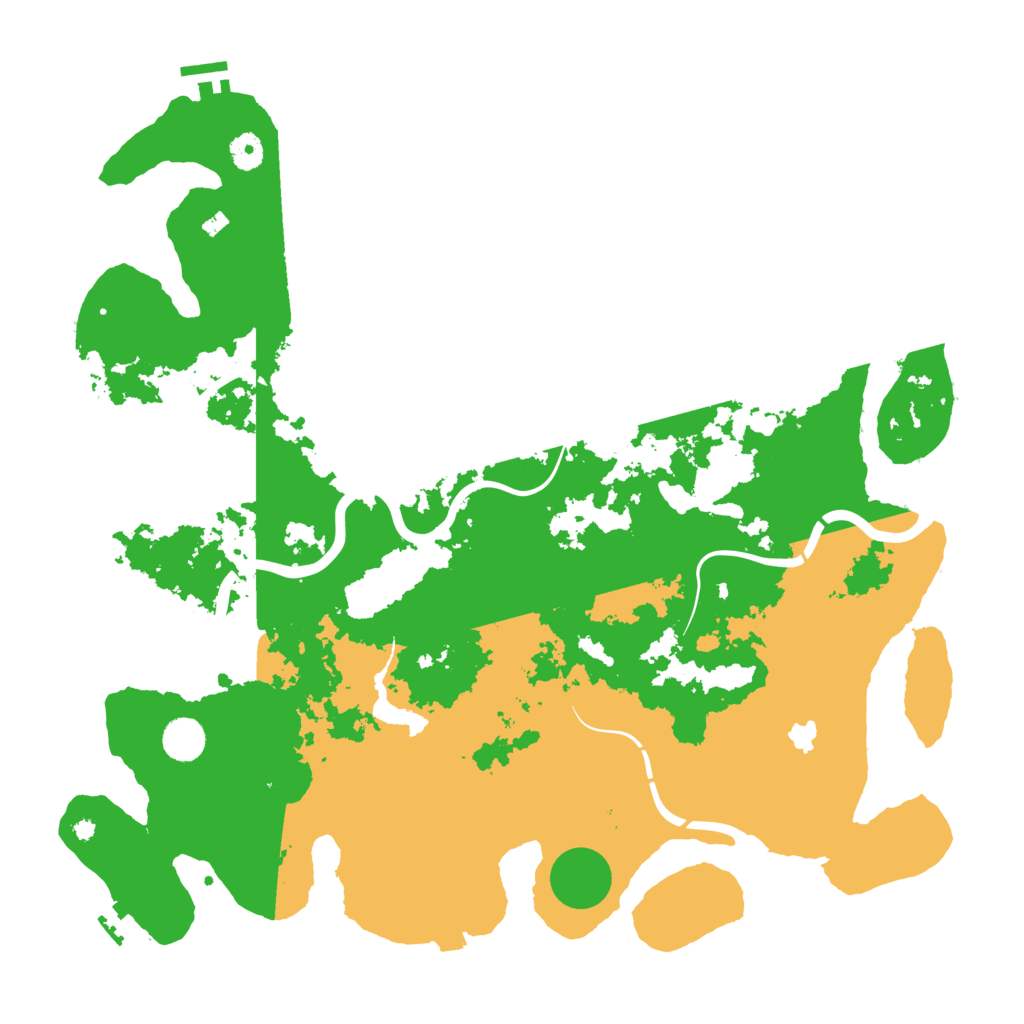Biome Rust Map: Procedural Map, Size: 4400, Seed: 5282746