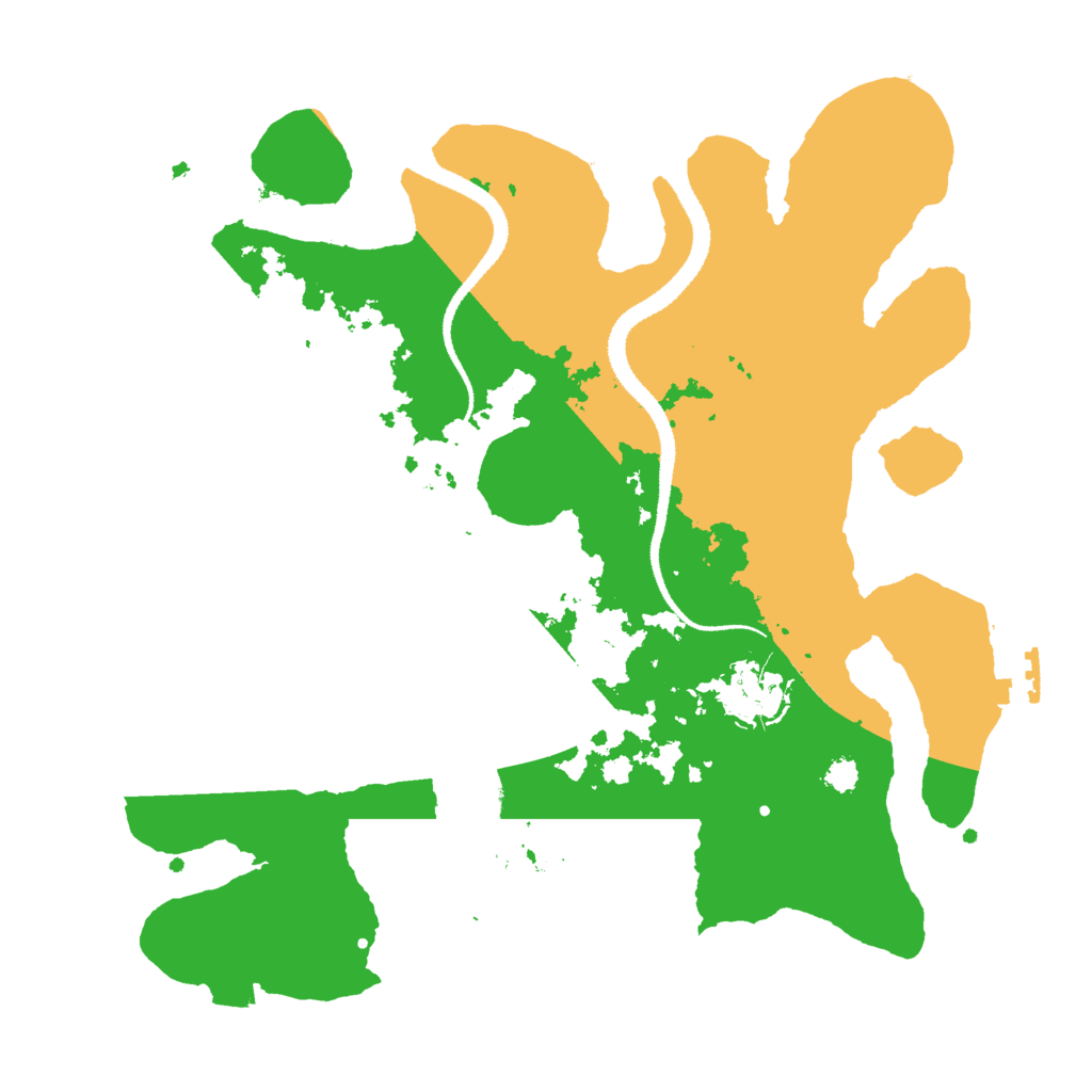 Biome Rust Map: Procedural Map, Size: 3000, Seed: 75869