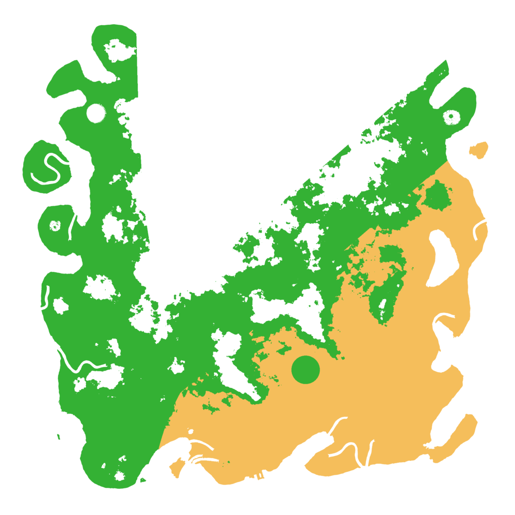 Biome Rust Map: Procedural Map, Size: 4800, Seed: 235558306