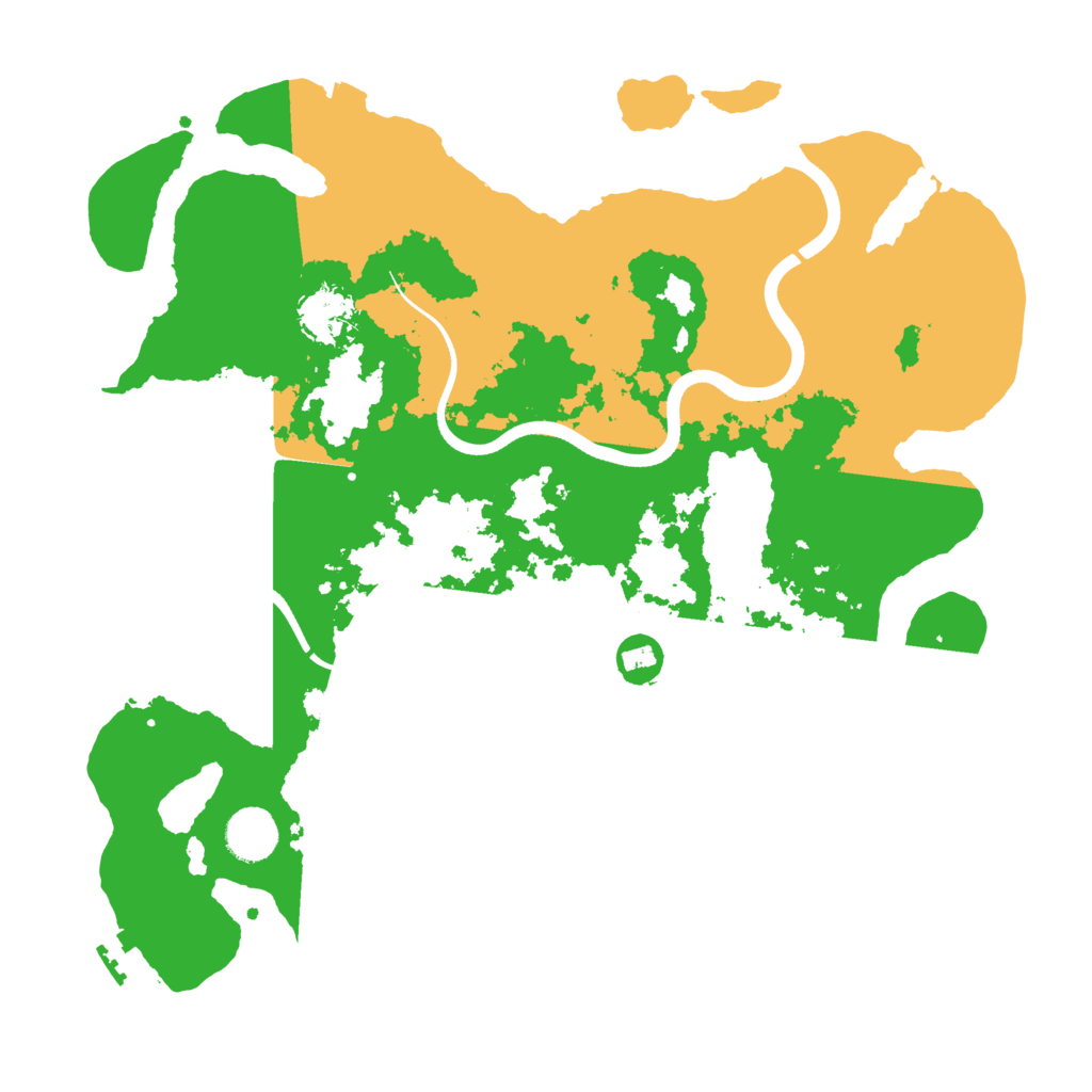 Biome Rust Map: Procedural Map, Size: 3700, Seed: 1000159439