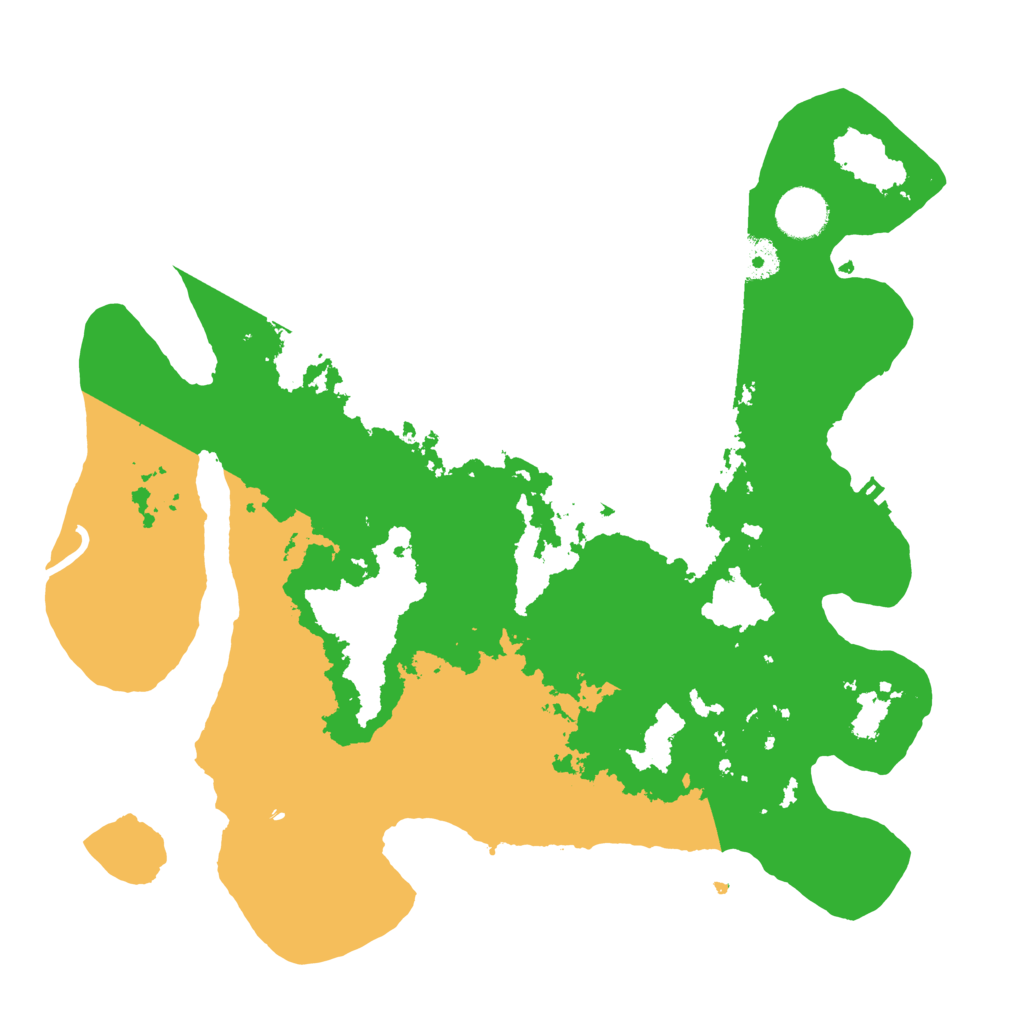 Biome Rust Map: Procedural Map, Size: 3500, Seed: 1176531527