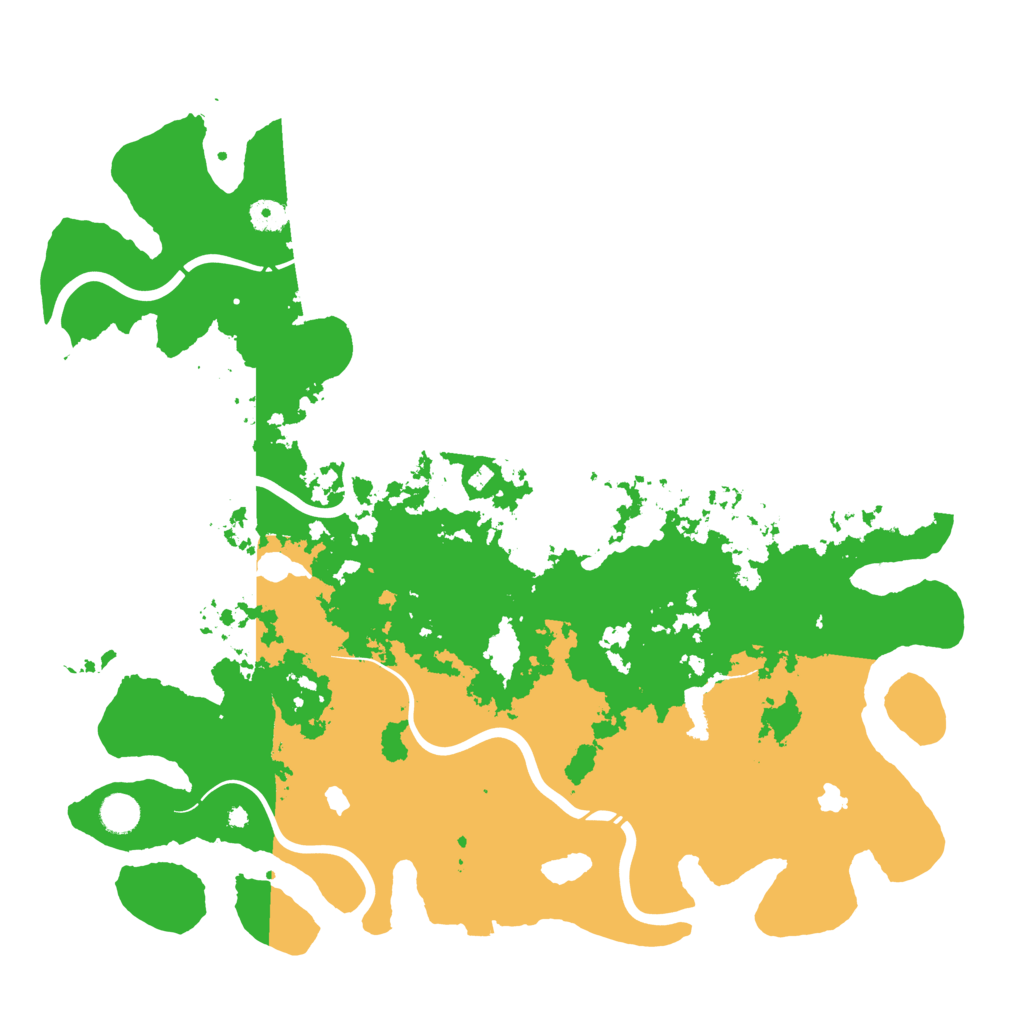 Biome Rust Map: Procedural Map, Size: 4500, Seed: 263420