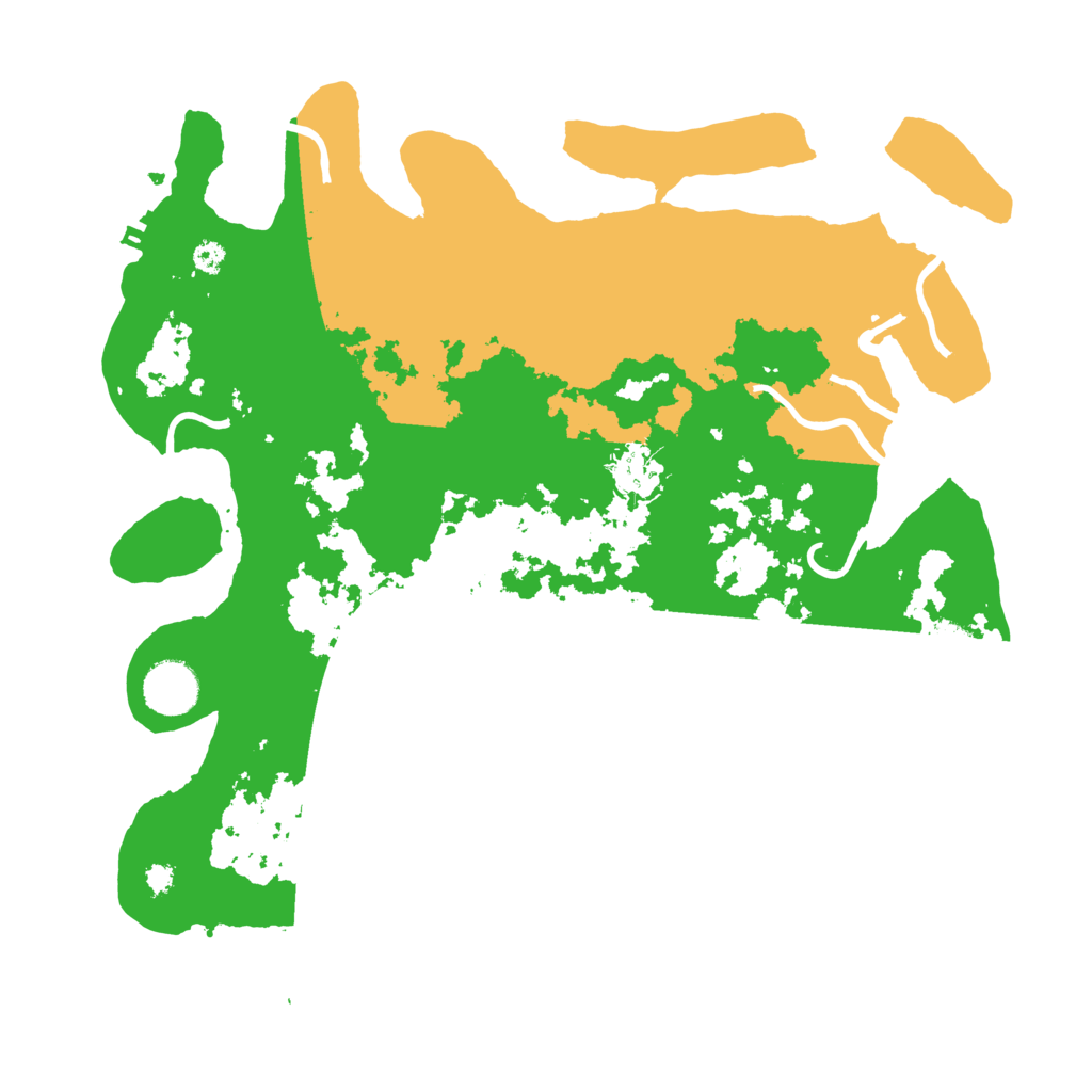 Biome Rust Map: Procedural Map, Size: 3500, Seed: 348296277