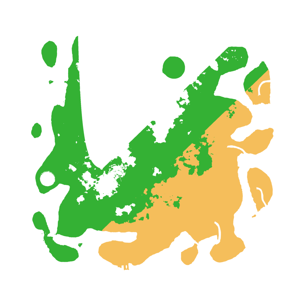 Biome Rust Map: Procedural Map, Size: 3500, Seed: 4415513