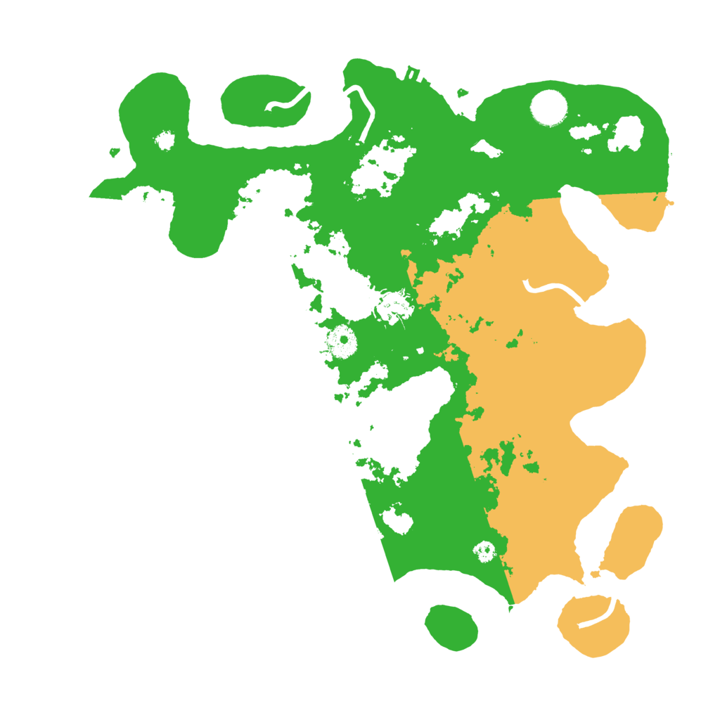 Biome Rust Map: Procedural Map, Size: 3500, Seed: 24867783