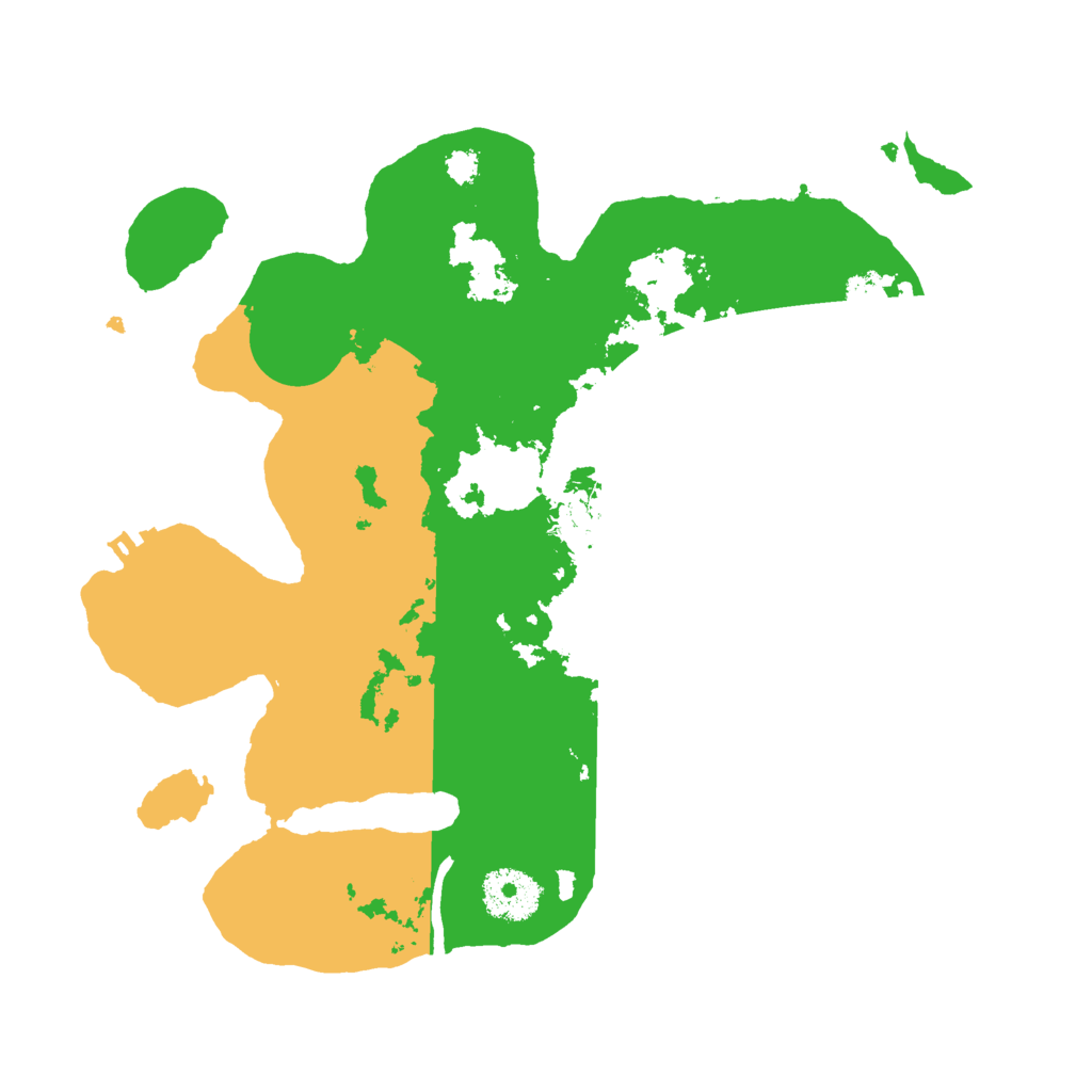 Biome Rust Map: Procedural Map, Size: 3000, Seed: 732542918