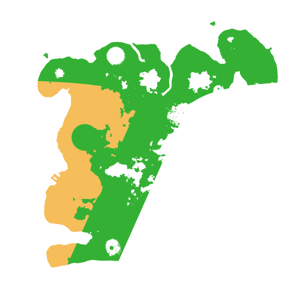 Biome Rust Map: Procedural Map, Size: 3000, Seed: 1516209541