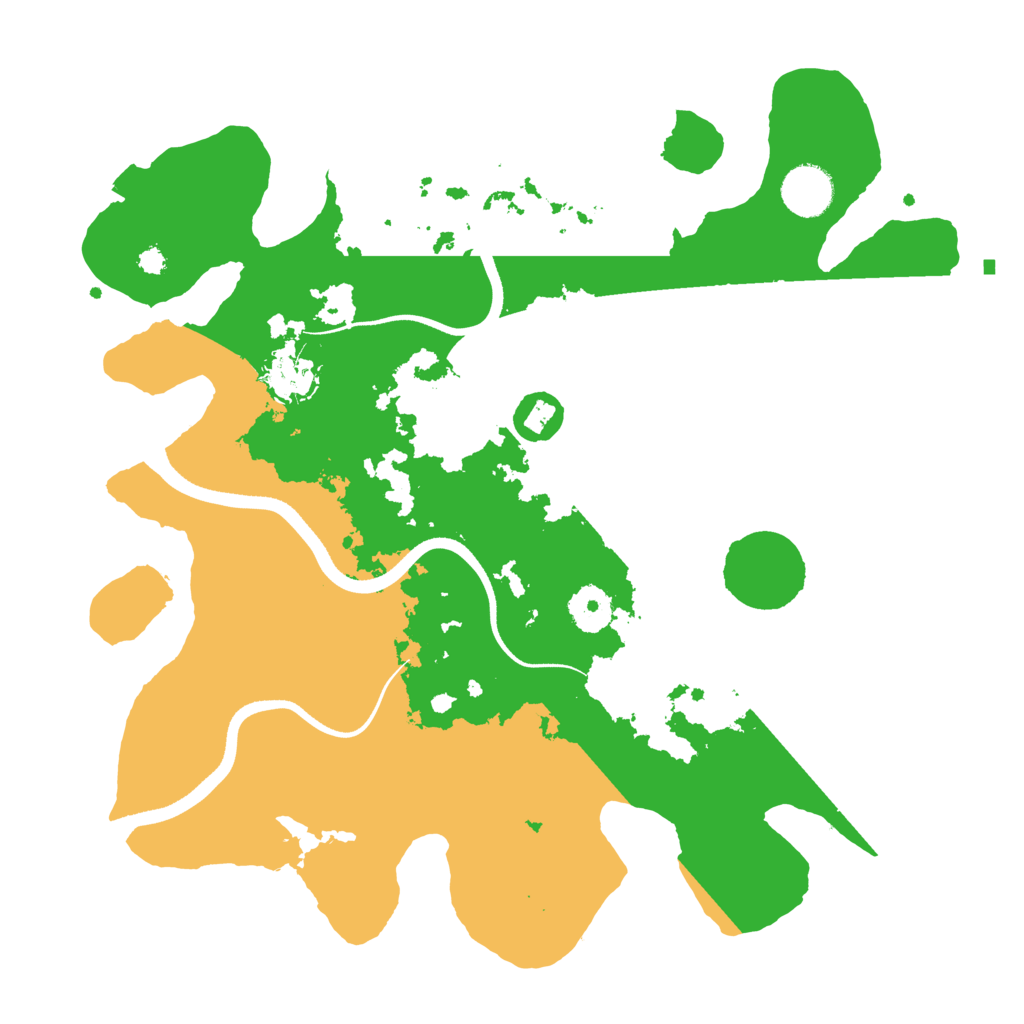 Biome Rust Map: Procedural Map, Size: 3500, Seed: 45246061