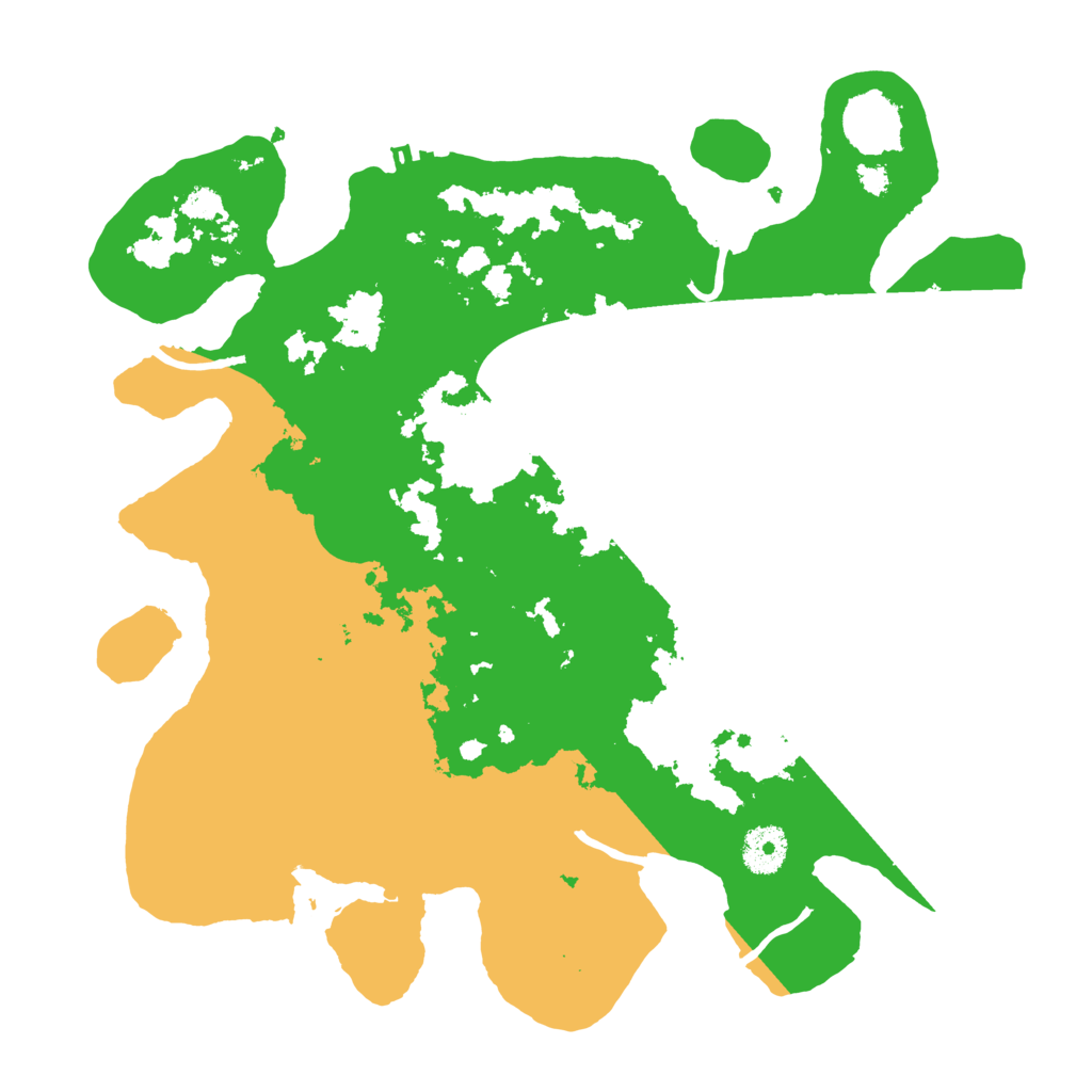 Biome Rust Map: Procedural Map, Size: 3500, Seed: 45246061