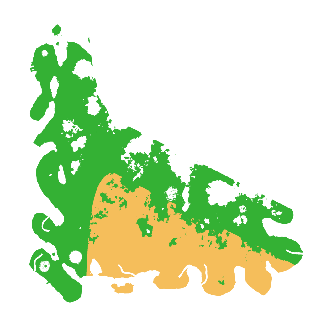 Biome Rust Map: Procedural Map, Size: 4500, Seed: 7309