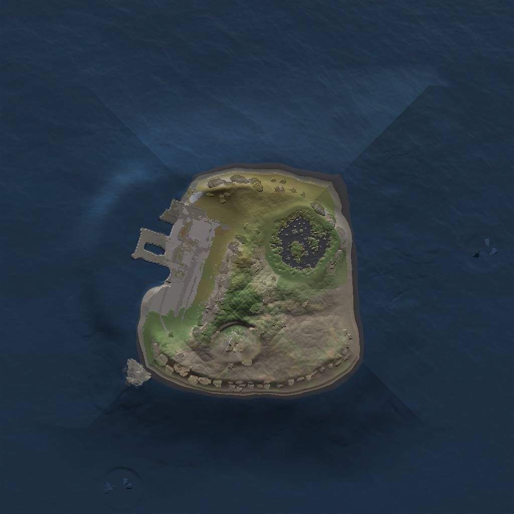 Rust Map: Procedural Map, Size: 1000, Seed: 845501876, 4 Monuments