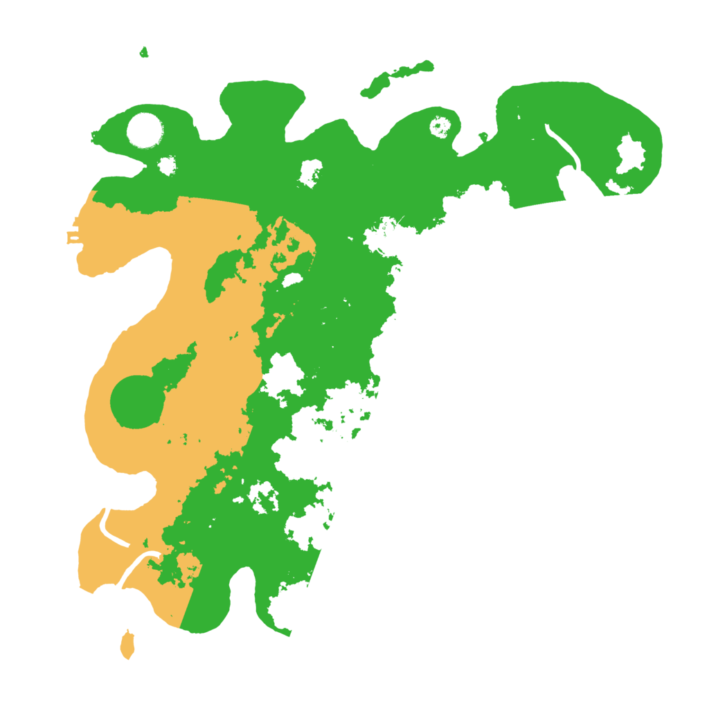 Biome Rust Map: Procedural Map, Size: 3500, Seed: 68393656