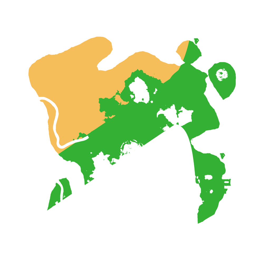 Biome Rust Map: Procedural Map, Size: 2413, Seed: 3418
