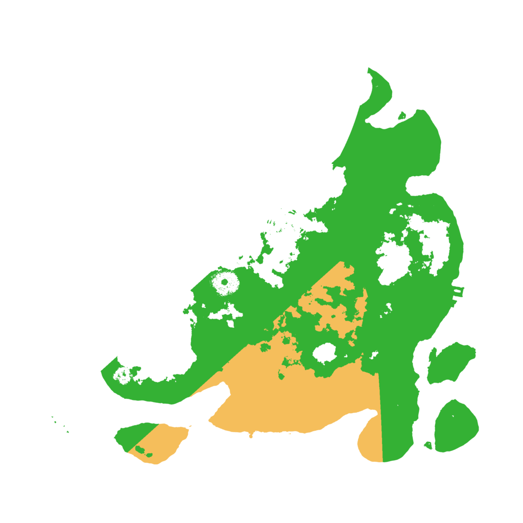 Biome Rust Map: Procedural Map, Size: 3200, Seed: 4299