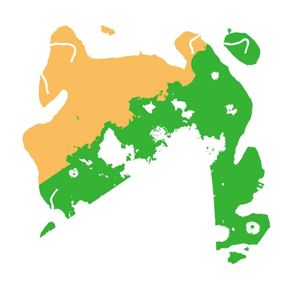 Biome Rust Map: Procedural Map, Size: 3313, Seed: 3418