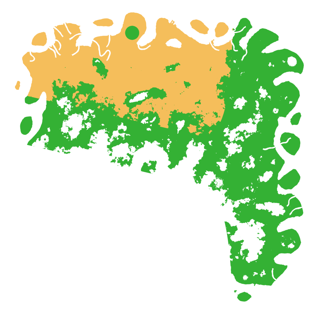 Biome Rust Map: Procedural Map, Size: 6000, Seed: 21816498