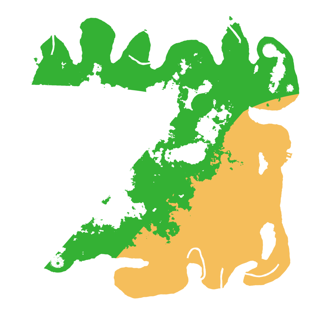 Biome Rust Map: Procedural Map, Size: 4000, Seed: 12511