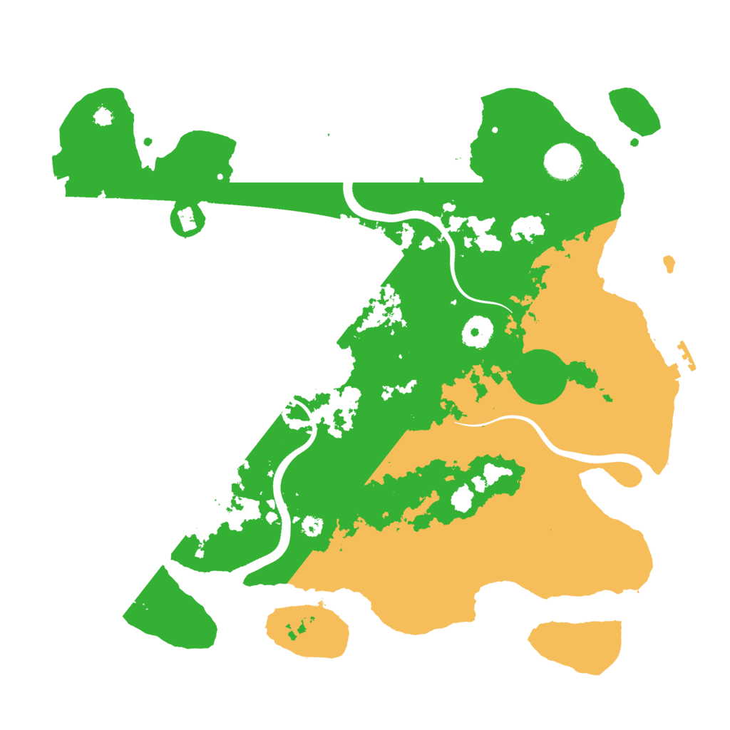 Biome Rust Map: Procedural Map, Size: 3500, Seed: 222871409