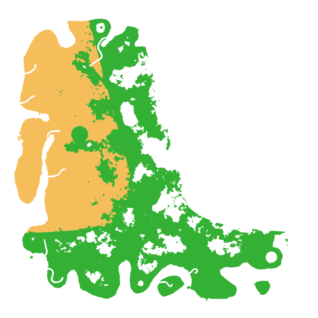 Biome Rust Map: Procedural Map, Size: 5000, Seed: 47281992